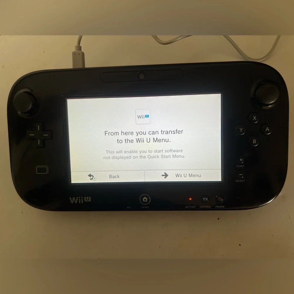 Nintendo WII U Gamepad Console Only WUP -010 Power Supply Stylus Conditions